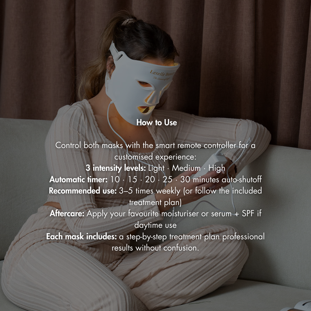 Lerelle Beauty Advanced LED Therapy Neck & Décolletage Mask