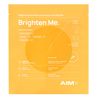 Aimx  BRIGHTEN ME sheet mask with vitamin C