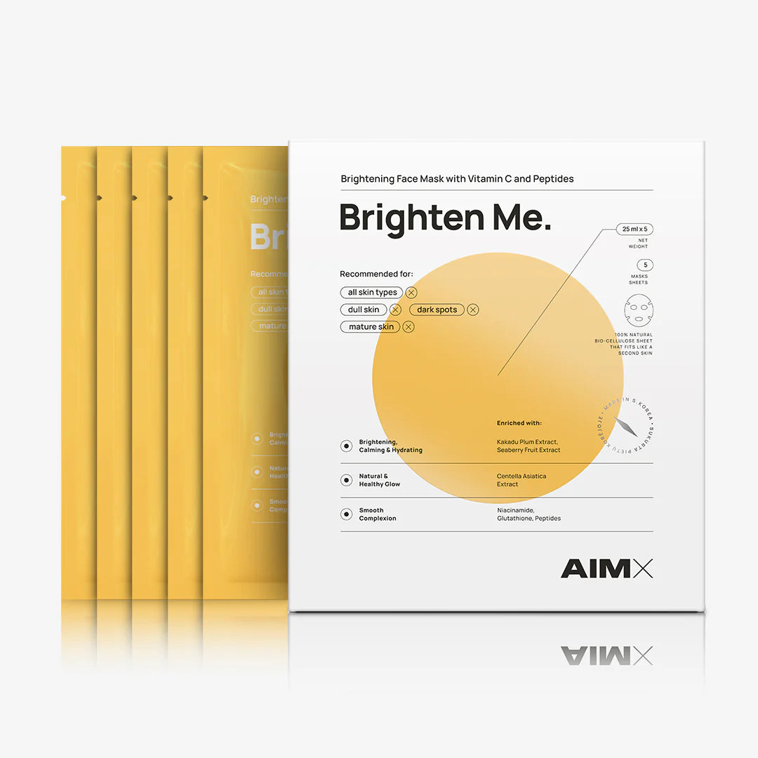 Aimx  BRIGHTEN ME sheet mask with vitamin C - 5 pack