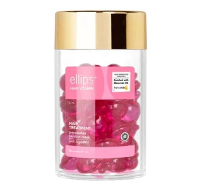 Vegan heat protector serum for hair nourishing beautiful scent ellips