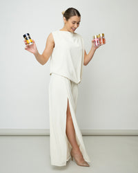 Hair serums in a capsule heat protectant vegan scented high quality