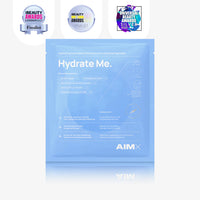 Aimx  HYDRATE ME moisturising sheet mask with peptides - 5 pack