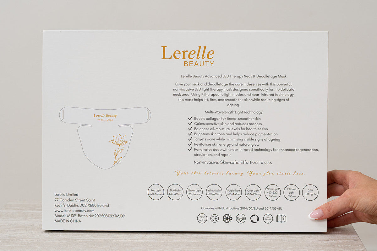 Lerelle Beauty Neck and Decolletage mask box 