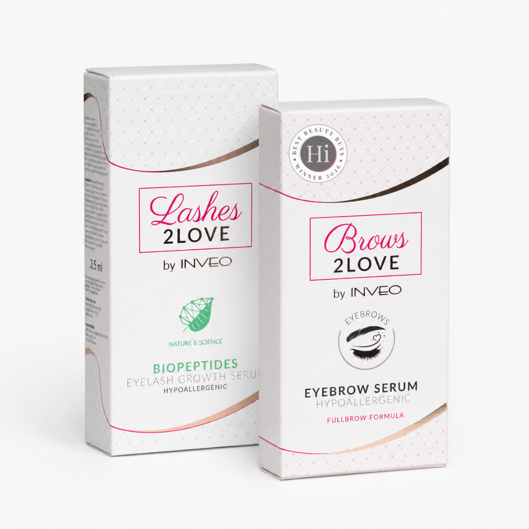 Two boxes of Lerelle beauty products on a white background