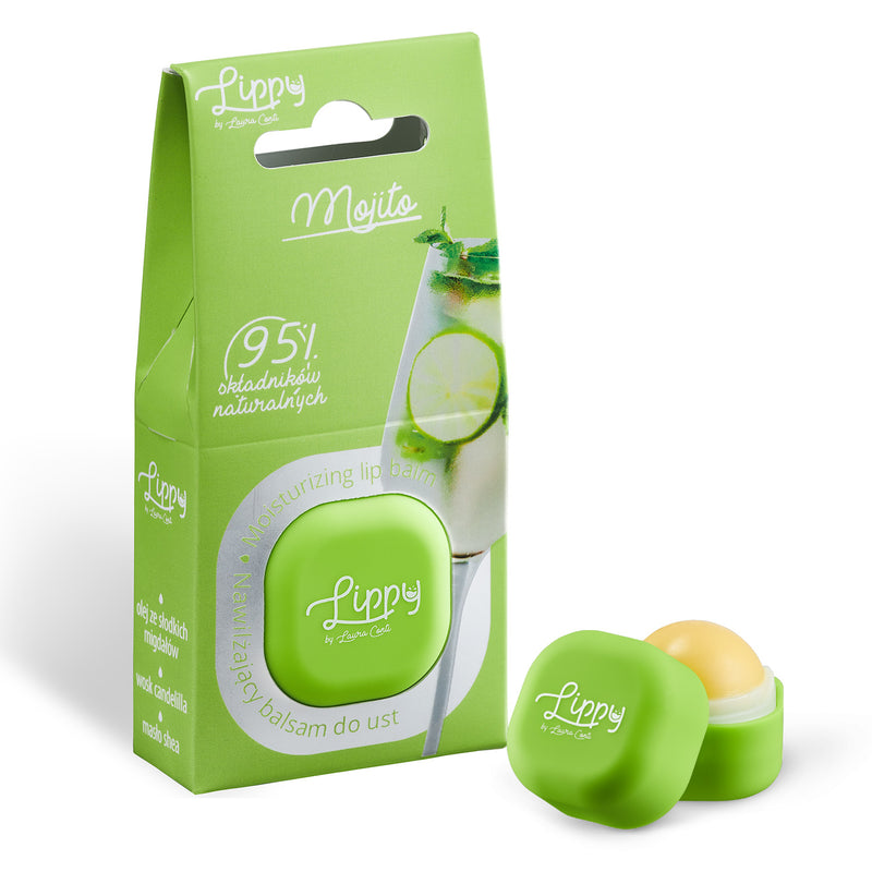 Lip Balm packaging and lip balm pot Mojito Natural Lip Balm 