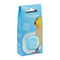 Lippy Pina Colada lip balm packaging on a white background