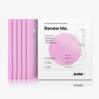 Aimx RENEW ME sheet mask with peptides and collagen - 5 pack