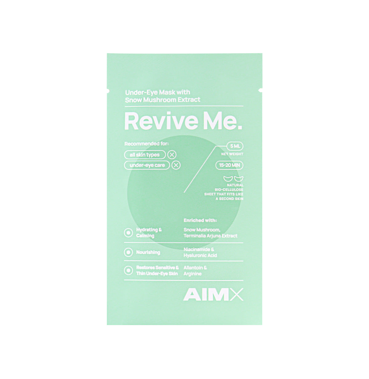 Aimx REVIVE ME eye mask with hyaluronic acid